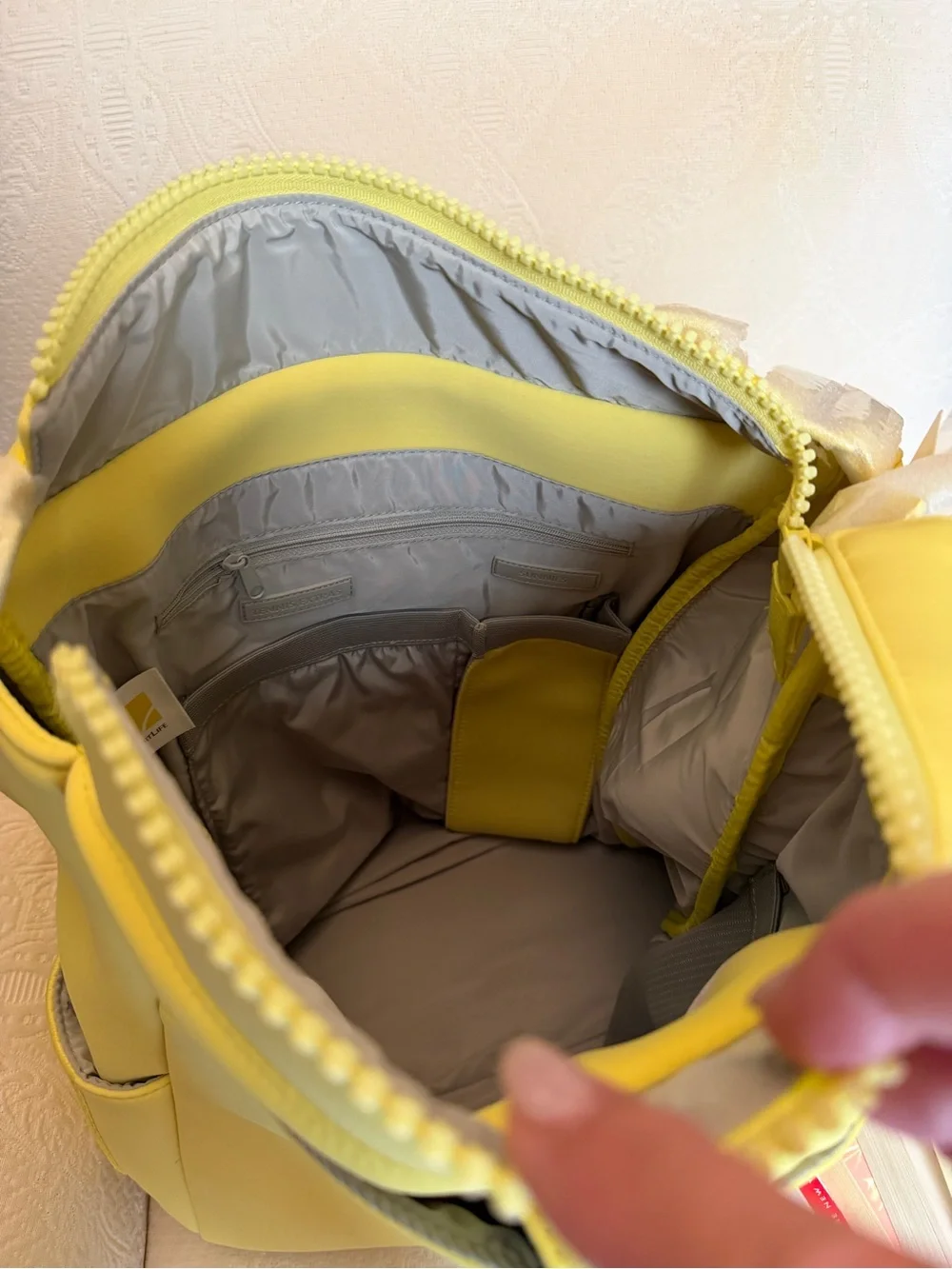 CourtLife Lemon Yellow Tennis Bag NWT